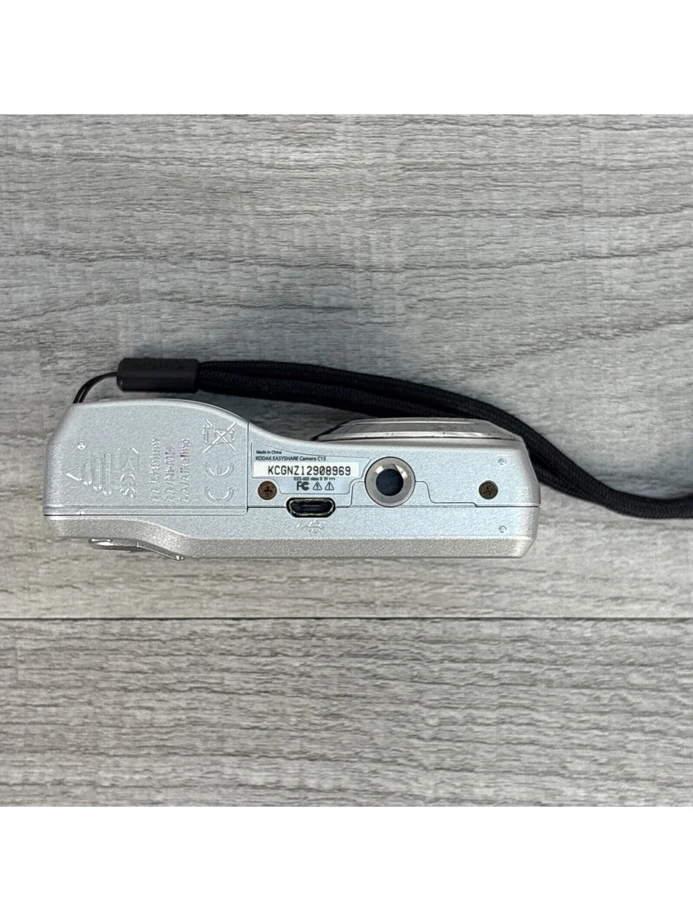 Kodak EasyShare C1505 Digital Camera Silver 12MP 5x Zoom Complete In Box Case